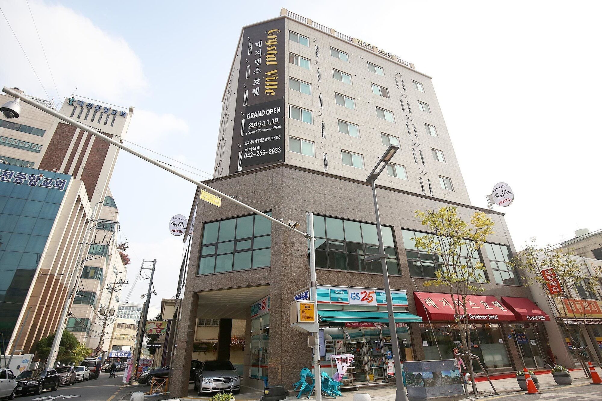 Crystal Residence Hotel Daejeon Bagian luar foto